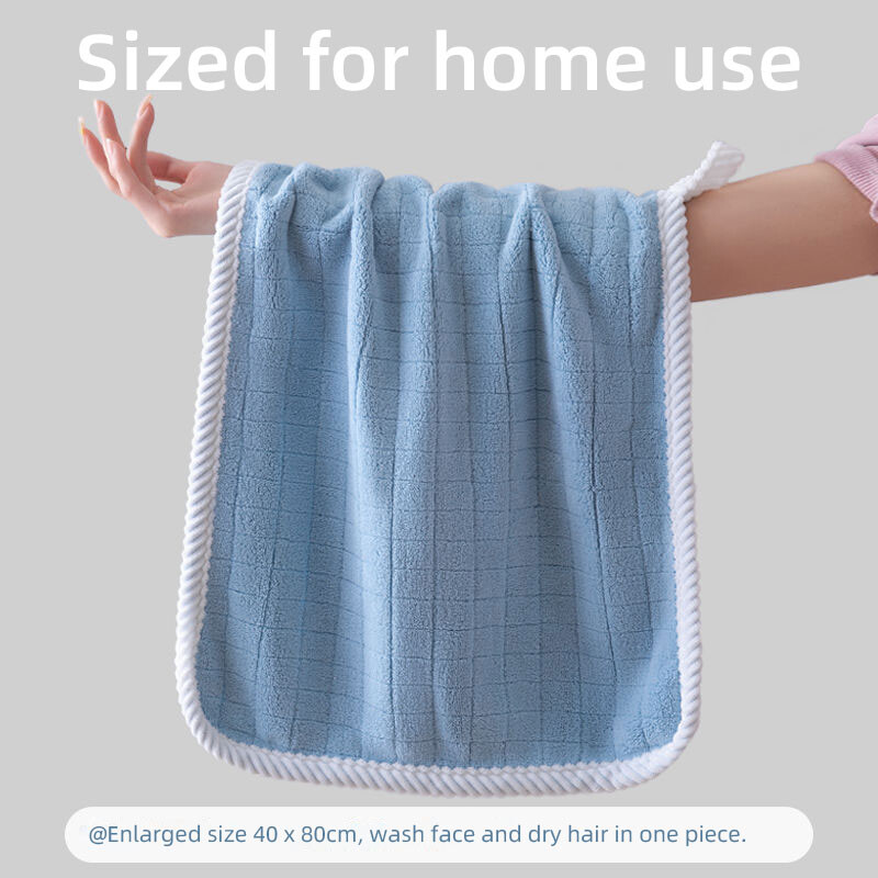 Ruudukujuline spiraalne vannirätiku disainer ühevärviline kiiresti kuivav vett imav kuivadele juustele majapidamises ja igapäevases kasutuses pehmed kandilised käterätikud