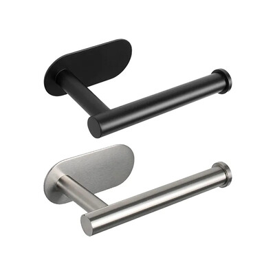 Puurimiseta tualettpaberi hoidik SUS304 roostevabast terasest isekleepuv seinale kinnitatav rätikurulli dosaator vannitoaköögi jaoks