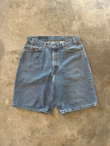 Embroidery Black Ball 8 Pattern Blue Jean Shorts Баскетболни дънкови шорти с висока талия за мъже Street Pocket Retro Summer Y2K Short