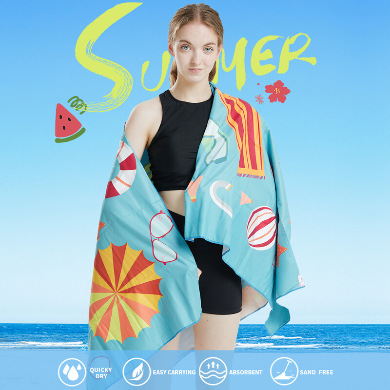 Big Beach Towels Microfiber Πετσέτες παραλίας Quick Dry Towel Sand Cloud Beach Towels Aldults Πετσέτες πισίνας για ταξιδιωτικούς κολυμβητές (S13)