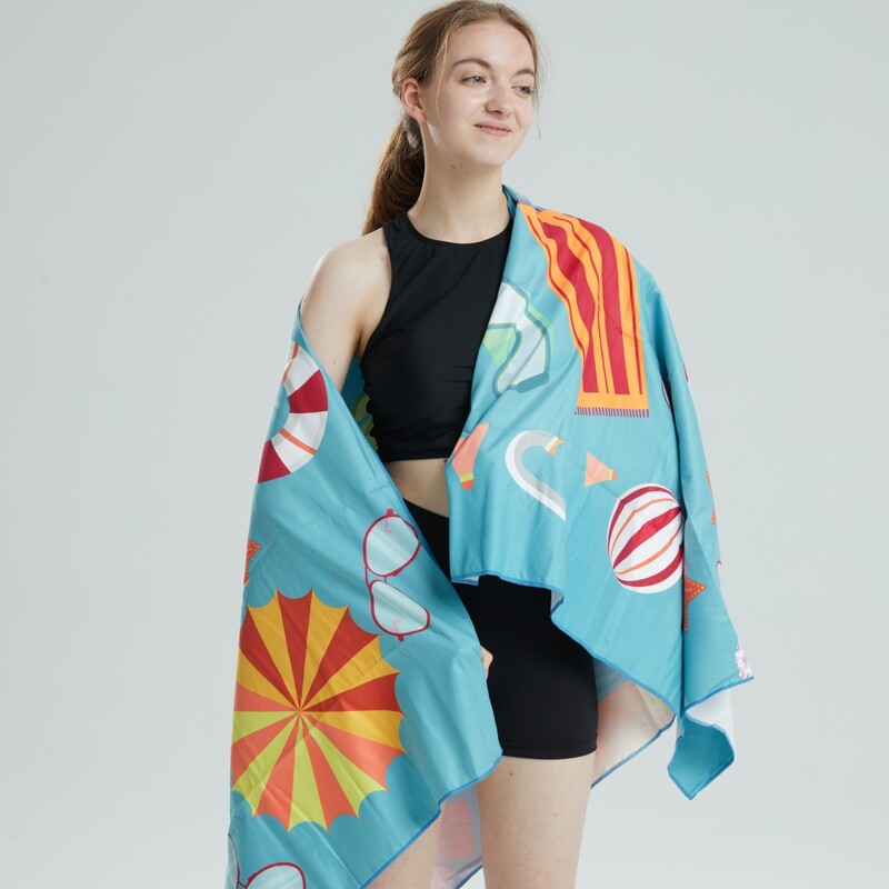 Big Beach Towels Microfiber Πετσέτες παραλίας Quick Dry Towel Sand Cloud Beach Towels Aldults Πετσέτες πισίνας για ταξιδιωτικούς κολυμβητές (S13)