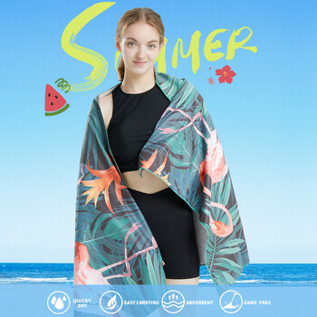 Big Beach Towels Microfiber Beach Towels Quick Dry Towel Sand Cloud Beach Towels Aldults Πετσέτα πισίνας για ταξιδιωτικούς κολυμβητές (S7)