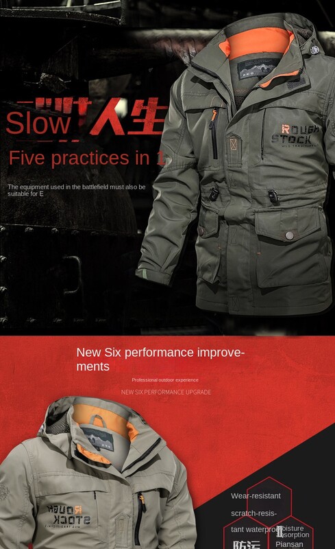 Ανοιξιάτικο φθινόπωρο Ανδρικά ρούχα με λεπτή κουκούλα Στρατιωτική Τακτική Ανδρικό παλτό Quick Dry Coat Outdoor Windbreaker Ορειβατικά Ρούχα Κυνηγιού