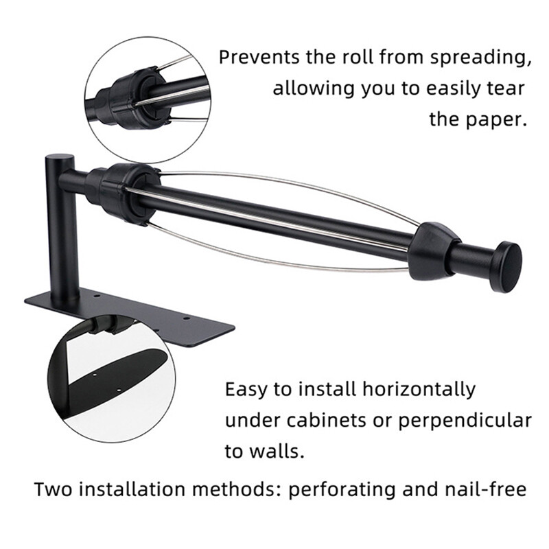 Roostevabast terasest paberrätikuhoidja, stantsivaba vannitoa tualettpaberi hoidik hoiurest Köögis kleepuv seinakinnitus