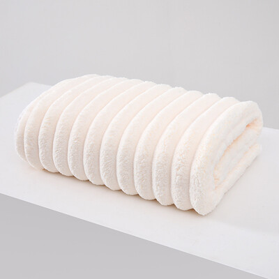 Εξαιρετικά μαλακή και γρήγορη πετσέτα με ρίγες καραμέλας Ιδανική για το σπίτι και το ταξίδι Καραμέλα σε στυλ κοτλέ 35x75cm Άνετη Ζεστή