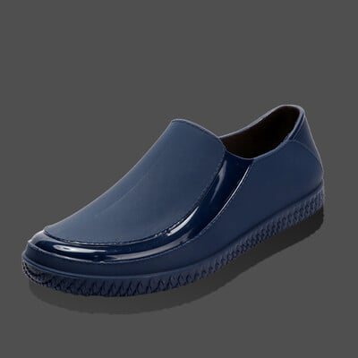 Moderne muške čizme za kišu, nove cipele otporne na kišu i vodu, kratke neklizajuće gumene čizme za ribolov, radne gumene cipele