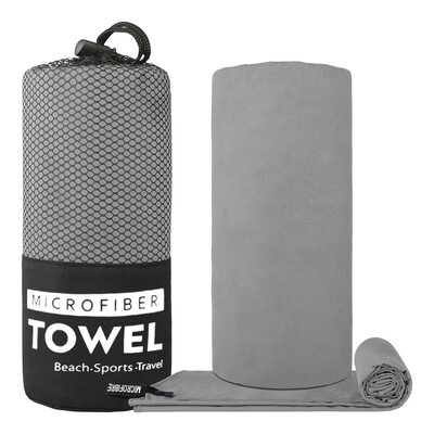 3vnt mikropluošto greitai džiūstantis rankšluosčių rinkinys Patogus greitai susigeriantis rankšluostis kūno plovimui