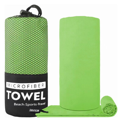 3vnt mikropluošto greitai džiūstantis rankšluosčių rinkinys Patogus greitai susigeriantis rankšluostis kūno plovimui