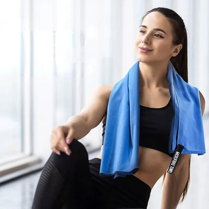 3vnt mikropluošto greitai džiūstantis rankšluosčių rinkinys Patogus greitai susigeriantis rankšluostis kūno plovimui