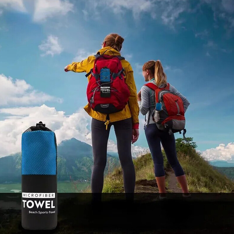 3vnt mikropluošto greitai džiūstantis rankšluosčių rinkinys Patogus greitai susigeriantis rankšluostis kūno plovimui