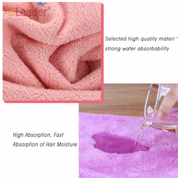 1 πακέτο περιτύλιγμα πετσετών μαλλιών Twist Microfiber για γυναίκες και άνδρες Quick Dry Turban για στέγνωμα μαλλιών