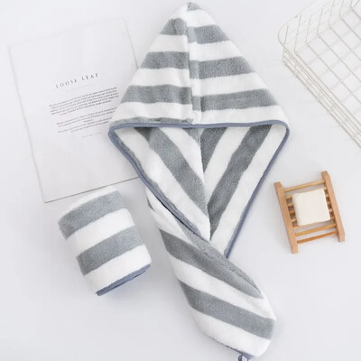 Kiiresti imenduv juuksekuivatus turbani müts Ananassi korallifliis pikad juuksekuivatused mütsi rätik 25x65cm