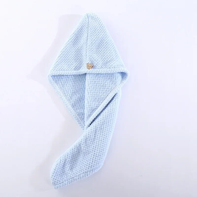 Kiiresti imenduv juuksekuivatus turbani müts Ananassi korallifliis pikad juuksekuivatused mütsi rätik 25x65cm