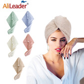 Νέο μαργαριτάρι βαμβακερό περιτύλιγμα πετσετών μαλλιών Super απορροφητικό γρήγορο στέγνωμα μαλλιών Πετσέτες από μικροΐνες Καπέλα καπέλων μαλλιών για στέγνωμα σγουρά μακριά παχιά μαλλιά