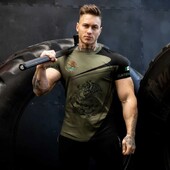 Мъжка лятна нова ежедневна 3D дигитален печат с къс ръкав Дишаща удобна еластична бързосъхнеща риза Нова пижама Спортно облекло