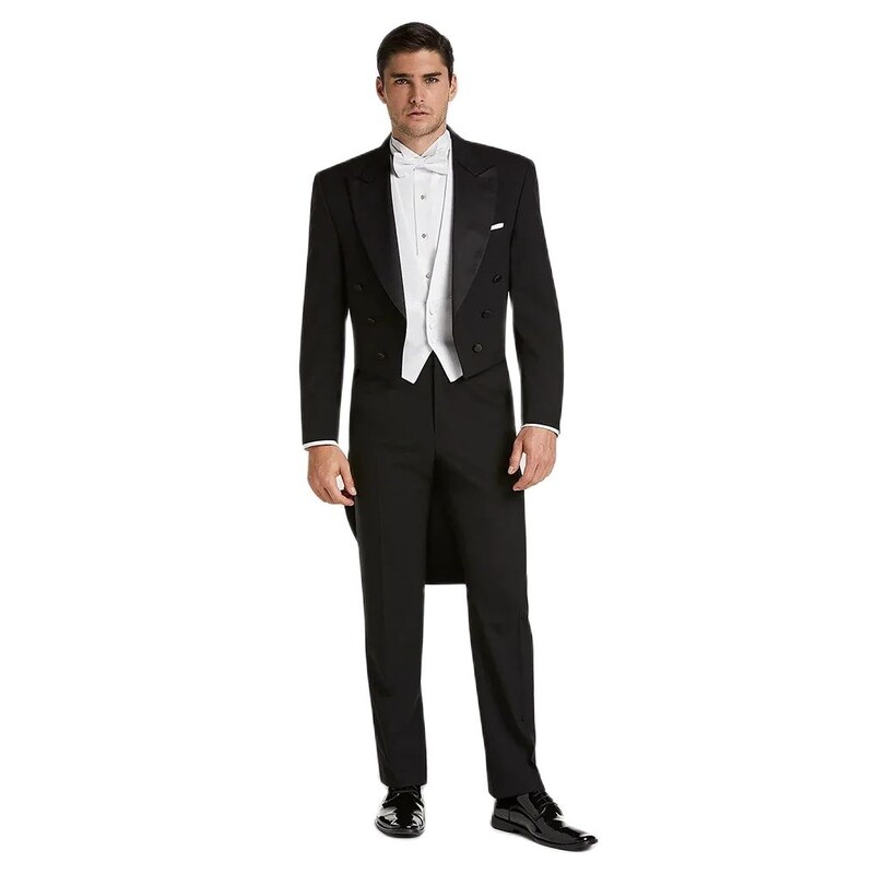 Elegantsed pulmaülikonnad meestele, 3-osaline (bleiser+vest+püksid) Chic Peak Lapel, kahe rinnaga meesteülikond, pidulik balliõhtu smoking