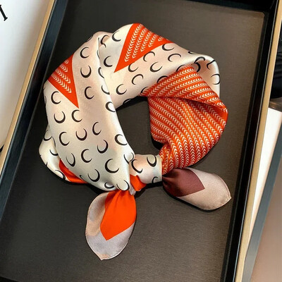 Šal Bandana od 100% svile Ženske četvrtaste marame Omot Marama Mulberry Proljetna moda Luksuzna visokokvalitetna traka za glavu Hidžab šalovi