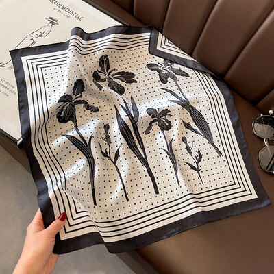 Šal Bandana od 100% svile Ženske četvrtaste marame Omot Marama Mulberry Proljetna moda Luksuzna visokokvalitetna traka za glavu Hidžab šalovi