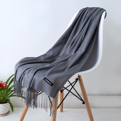 Desgine Brand Solid Women Cashmere Scarf Есен Зима Топли шалове Wraps 2024 Мъжки пашмини Пискюли Шалове Женски Foulard Mujer