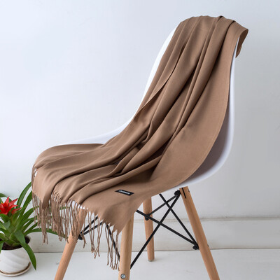 Desgine Brand Solid Women Cashmere Scarf Есен Зима Топли шалове Wraps 2024 Мъжки пашмини Пискюли Шалове Женски Foulard Mujer