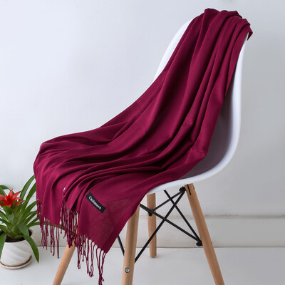 Desgine Brand Solid Women Cashmere Scarf Есен Зима Топли шалове Wraps 2024 Мъжки пашмини Пискюли Шалове Женски Foulard Mujer