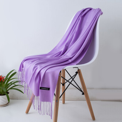 Desgine Brand Solid Women Cashmere Scarf Есен Зима Топли шалове Wraps 2024 Мъжки пашмини Пискюли Шалове Женски Foulard Mujer