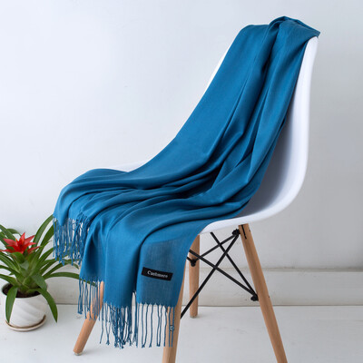 Desgine Brand Solid Women Cashmere Scarf Есен Зима Топли шалове Wraps 2024 Мъжки пашмини Пискюли Шалове Женски Foulard Mujer