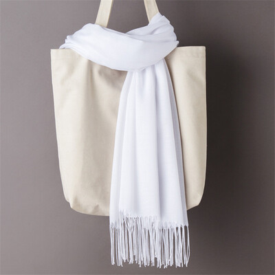 Desgine Brand Solid Women Cashmere Scarf Есен Зима Топли шалове Wraps 2024 Мъжки пашмини Пискюли Шалове Женски Foulard Mujer