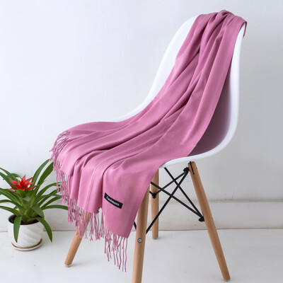 Desgine Brand Solid Women Cashmere Scarf Есен Зима Топли шалове Wraps 2024 Мъжки пашмини Пискюли Шалове Женски Foulard Mujer