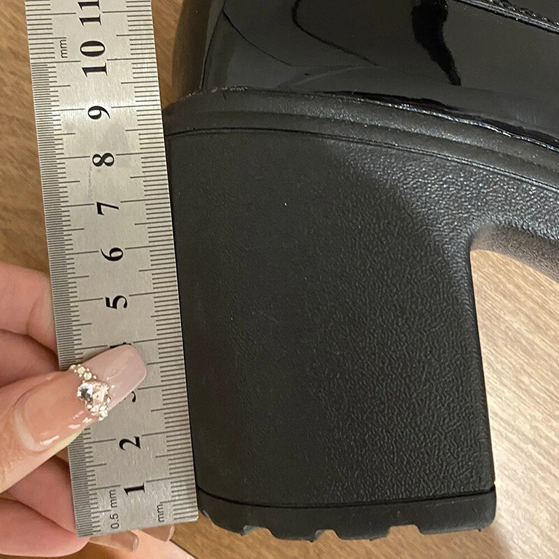 2024. aasta kuum soodusmüük Kõrged kontsad, jalanõud, naiste kingad, retrovärvi paksud kontsad, pumbad, naiste vormiriietus, kõrgkooli platvorm Mary Jane`i kingad naistele