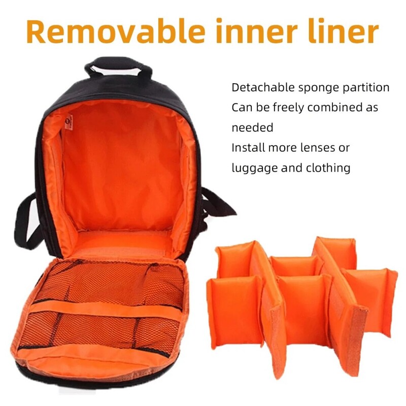 Daudzfunkcionāls āra kameras mugursoma video digitālā plecu kameras soma Ūdensnecaurlaidīga kameras fotosomas soma Sony DSLR.