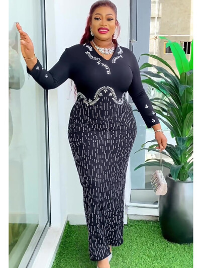 Aafrika kleidid naistele Traditsioonilised Aafrika riided Dashiki Ankara riietus kleit Abayas Türgi pulmapeo pikk maksikleit 2024