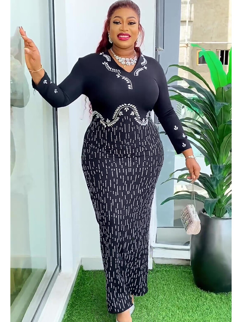 Aafrika kleidid naistele Traditsioonilised Aafrika riided Dashiki Ankara riietus kleit Abayas Türgi pulmapeo pikk maksikleit 2024