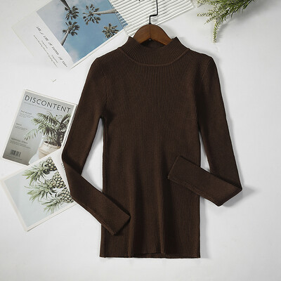 Γυναικείο πουλόβερ με ζιβάγκο πλεκτό μαλακό πουλόβερ κασμίρι Jumpers Basic μασίφ μαλακό πουλόβερ Γυναικείο φθινόπωρο Χειμώνας casual τοπ