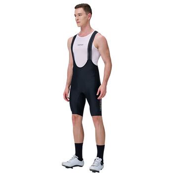 HISERWA Men Cycling Bib Shorts Racing Bike Pants 7H Italy Elastic Interface Pro Team Pad Riding Bib Tights MTB Bicycke Bib Short