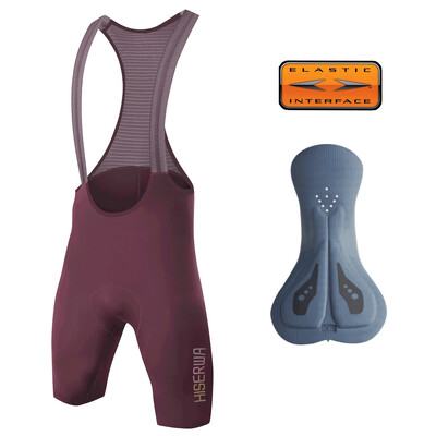 HISERWA Men Cycling Bib Shorts Racing Bike Pants 7H Italy Elastic Interface Pro Team Pad Riding Bib Tights MTB Bicycke Bib Short