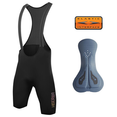 HISERWA Men Cycling Bib Shorts Racing Bike Pants 7H Italy Elastic Interface Pro Team Pad Riding Bib Tights MTB Bicycke Bib Short