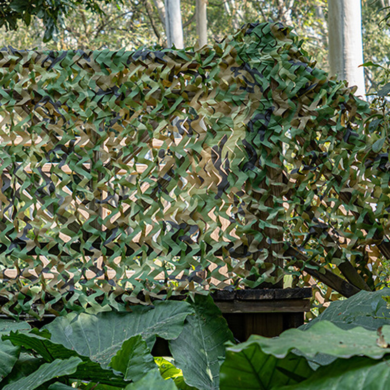 Kamufliažinis tinklas, masiniai ritininiai tinkliniai tinkleliai nuo saulės, skirti sodo automobilių dangtelio gaubtui lauko stovyklavimui, treniruočių vakarėliui, dekoravimui džiunglių perėjoje