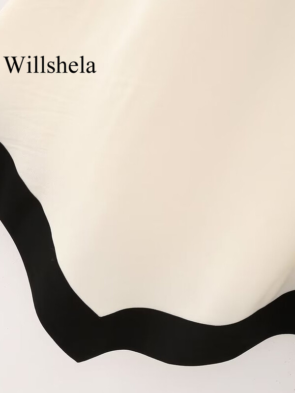 Willshela naiste moevärk, seljata vaba midikleit, vintage õhukeste rihmadega V-kaelusega naiste stiilsed kleidid