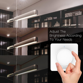 ZigBee Smart Rotary/Touch Light Dimmer Switch Smart Life/Tuya APP Remote Control Λειτουργεί με Alexa Google Voice Assistants EU