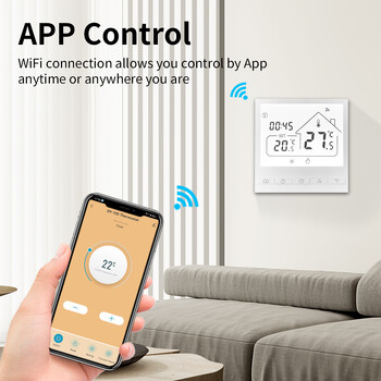 Tuya Smart WIFI Θερμοστάτης δωματίου Λέβητας νερού/φυσικού αερίου Ηλεκτρικό δάπεδο Ελεγκτής θερμοκρασίας θέρμανσης νερού Google Alexa Yandex Alice