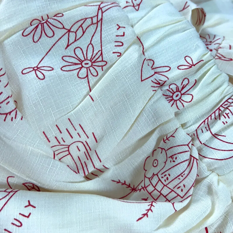 Naiste kleidikomplekt, kaheosaline kõrge vöökohaga Midi seelik, tõmblukk, plisseeritud kärbitud top Korea stiilis Hotsweet Girls õhuke lilleline hubane suvi