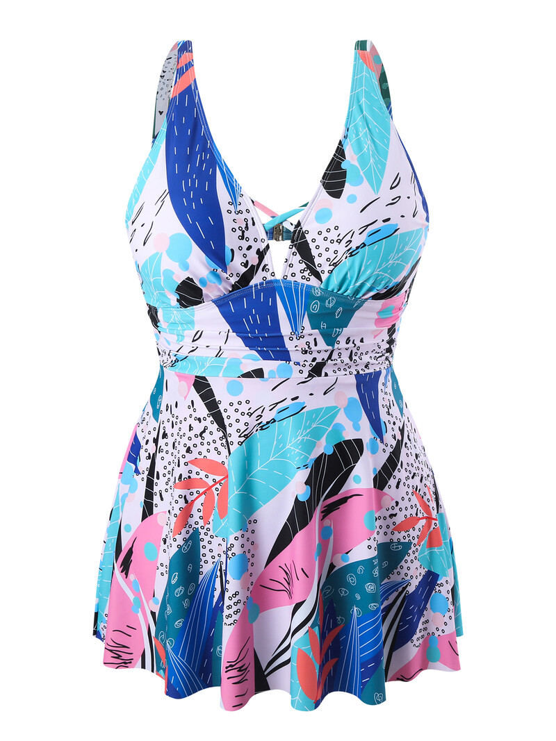 2024. aasta naiste suures ühes tükis ujumistrikoo, soliidne Push Up ujumisriided suured suured plussujumiskostüümid ujumisriided Uus