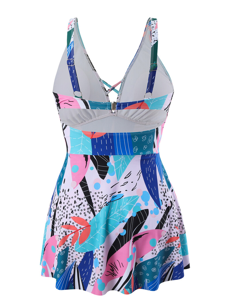 2024. aasta naiste suures ühes tükis ujumistrikoo, soliidne Push Up ujumisriided suured suured plussujumiskostüümid ujumisriided Uus