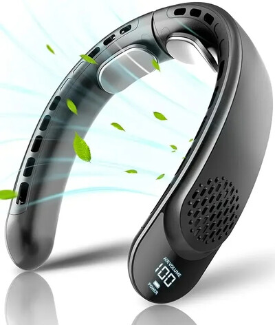 4 mootoriga S8 kaela ventilaator jahutus laetav kliimaseadme ventilaator Õhujahuti 3600 mAh õhukonditsioneer 3 kiirusega välispordiks