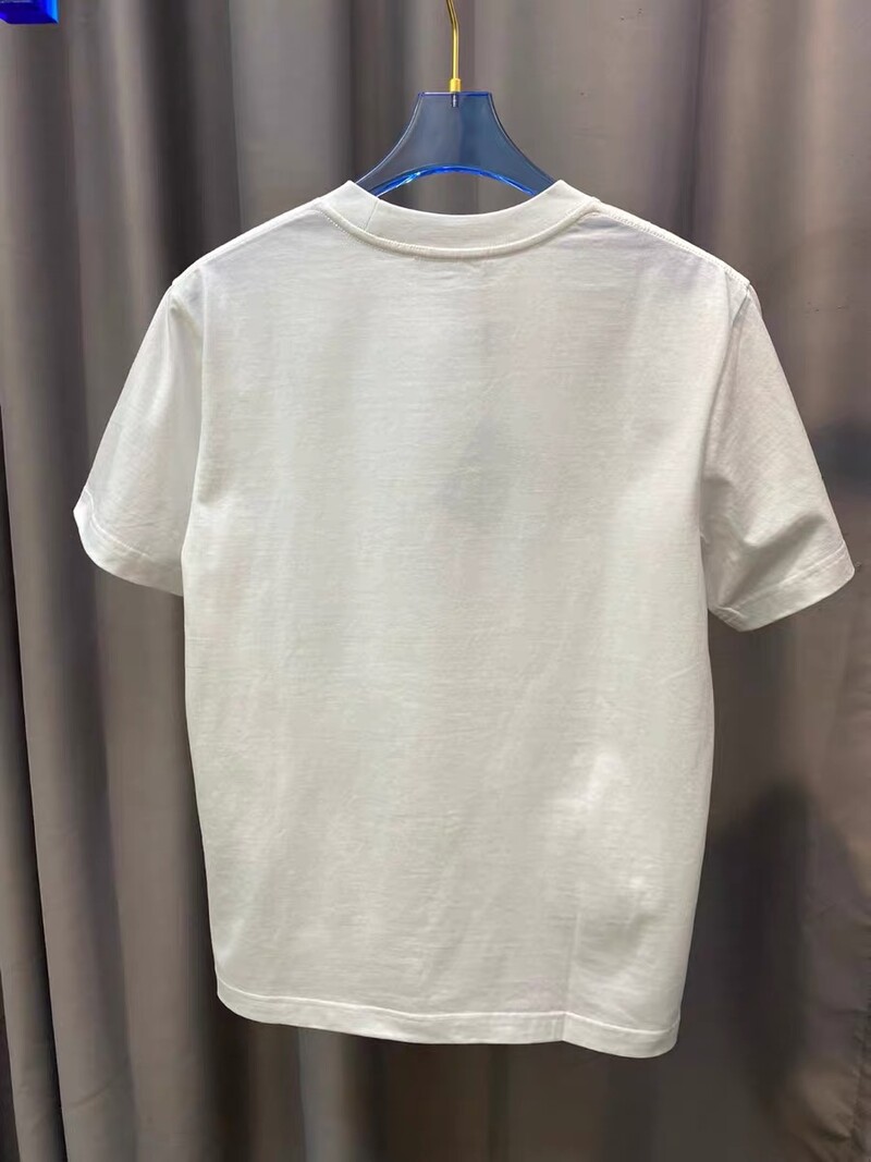 Νέο γυναικείο μπλουζάκι Luxury Plus Size Υψηλής ποιότητας κοντομάνικο κορυφαίο μπλουζάκι μόδας εμπριμέ μπλουζάκι από βαμβακερό λαιμόκοψη