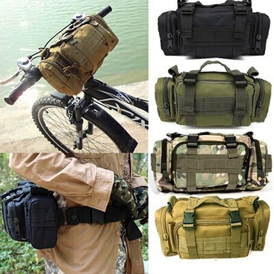 Tactical Waist Fanny Pack férfiaknak Vízálló, keresztben hordható vállpántos táska túrázáshoz szabadtéri hegymászáshoz horgász kempinghez