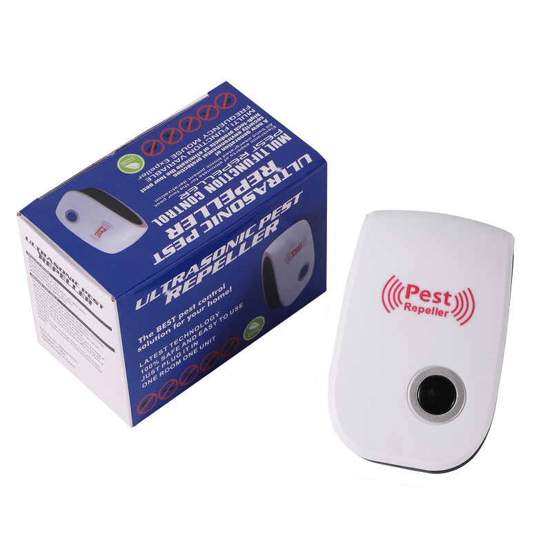 1 tk elektrooniline ultraheli kahjuritõrjevahend rott hiir hiired prussakas ämblikud sääsk tagasilükkamisvastane kahjuritõrjeseade EU USA pistik