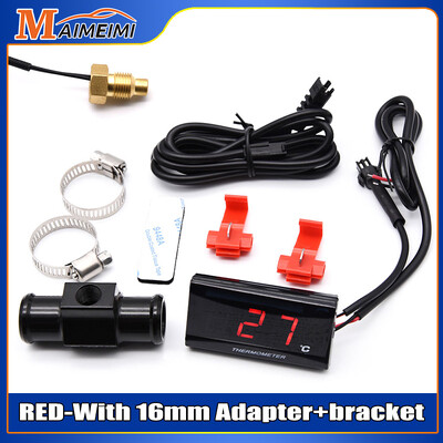 Mini matuoklio termometro motociklo KOSO vandens temperatūros matuoklis XMAX300 CB400 MT 07 09 + Koso temperatūros jutiklis