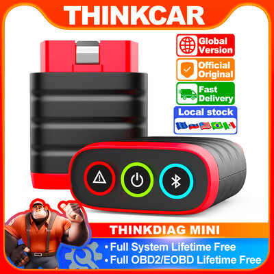 THINKCAR THINKDIAG MINI Obd2 skeneris Auto Full Obd 2 funkciju sistēmas diagnostikas rīkam Auto diagnostikas koda lasītājs PK ELM327